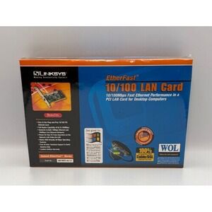 Linksys EtherFast 10/100 LAN Card LNE100TX ver. 5.1 -  PCI Network Adapter